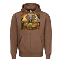 Chestnut safari life Zipper Hoodie - TumblerDesignByShophia