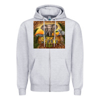 Heather Grey safari life Zipper Hoodie - TumblerDesignByShophia