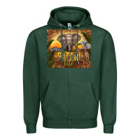 Sports Green safari life Zipper Hoodie - TumblerDesignByShophia