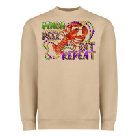 Mushroom pinch peel eat repeat crawfish Heavyweight Sweatshirt - RanaPortraitStore