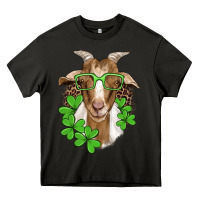 Asphalt st patricks goat with glasses Heavy Core Tee - Artiststas