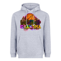 Heather Grey basketball grandma Heavyweight Hoodie - OliviaCreatesArt