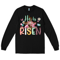 Black he is risen Long Sleeve Tee - Artiststas