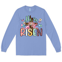Colony Blue he is risen Long Sleeve Tee - Artiststas