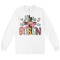White he is risen Long Sleeve Tee - Artiststas