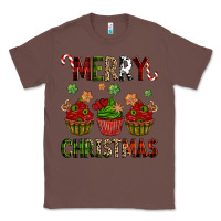 Chestnut Merry Christmas cupcakes Classic Tee - NancyCooperArtShop