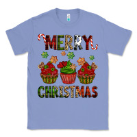 Colony Blue Merry Christmas cupcakes Classic Tee - NancyCooperArtShop