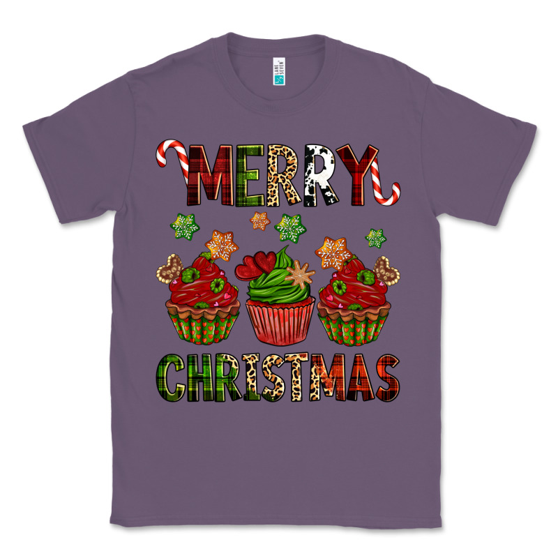 Merry Christmas Cupcakes Classic Tee by NancyCooperArtShop | Teevron