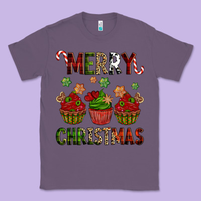 Merry Christmas Cupcakes Classic Tee Designed By Nancycooperartshop