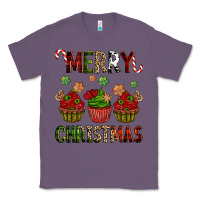 Lavender Merry Christmas cupcakes Classic Tee - NancyCooperArtShop