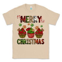 Mushroom Merry Christmas cupcakes Classic Tee - NancyCooperArtShop
