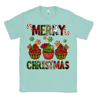 Seafoam Merry Christmas cupcakes Classic Tee - NancyCooperArtShop