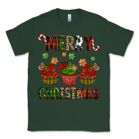 Sports Green Merry Christmas cupcakes Classic Tee - NancyCooperArtShop