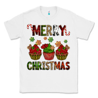 White Merry Christmas cupcakes Classic Tee - NancyCooperArtShop