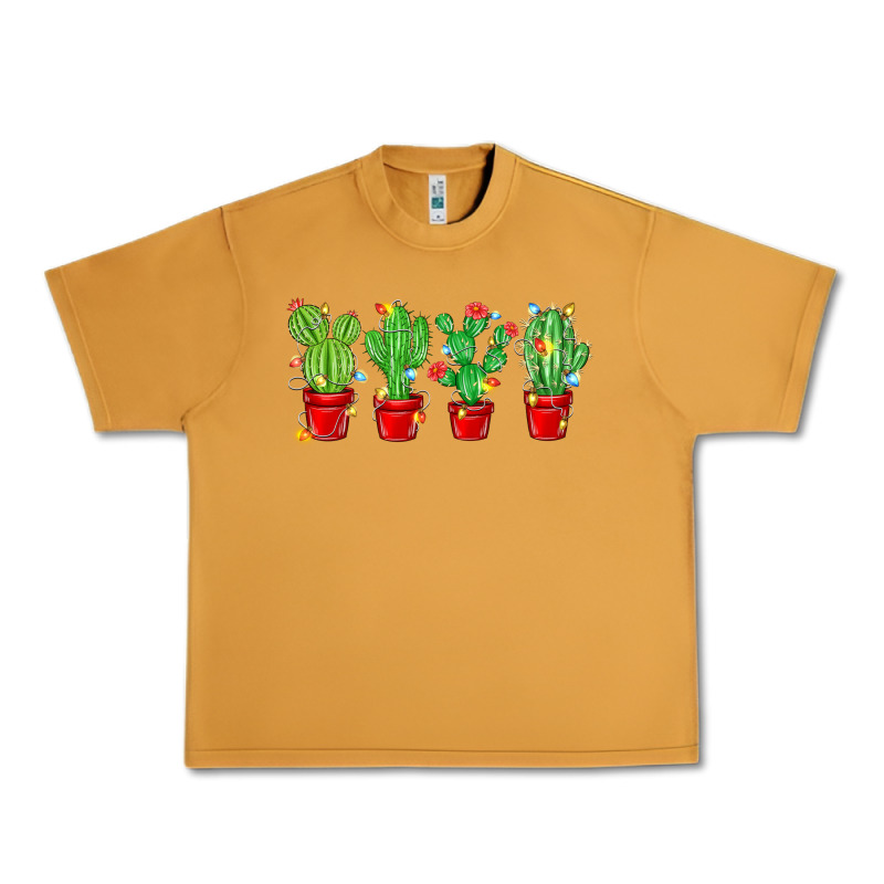 Christmas Cactuses Urban Heavy Tee by MaliasSmallBusiness | Teevron