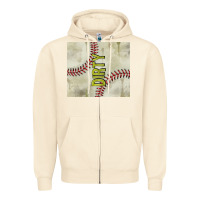 Sandshell dirty baseball Zipper Hoodie - TumblerDesignByShophia