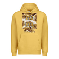 Antique Gold Mama with leopard and cowhide regular can cooler Premium Hoodie - HowdyJamesFarm