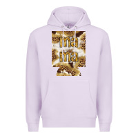 Lilac Mama with leopard and cowhide regular can cooler Premium Hoodie - HowdyJamesFarm