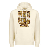 Sandshell Mama with leopard and cowhide regular can cooler Premium Hoodie - HowdyJamesFarm