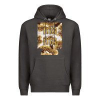 Smoke Mama with leopard and cowhide regular can cooler Premium Hoodie - HowdyJamesFarm