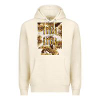 Tofu Mama with leopard and cowhide regular can cooler Premium Hoodie - HowdyJamesFarm