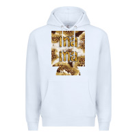 White Mama with leopard and cowhide regular can cooler Premium Hoodie - HowdyJamesFarm