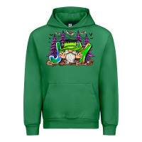 Emerald Joy Halloween Gnome Urban Hoodie - CowhideDigitalArt