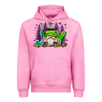 Fuchsia Pink Joy Halloween Gnome Urban Hoodie - CowhideDigitalArt