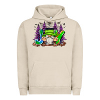 Pigment French Oak Joy Halloween Gnome Urban Hoodie - CowhideDigitalArt