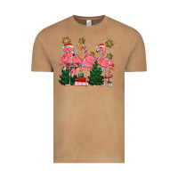 Vintage Camel christmas flamingos Vintage Tee - MaliasSmallBusiness