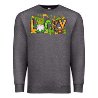 Charcoal Heather St. Patrick's Lucky gnome Premium Sweatshirt - OliviaCreatesArt