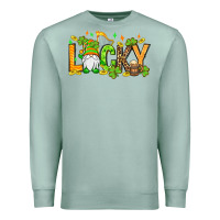 Seafoam St. Patrick's Lucky gnome Premium Sweatshirt - OliviaCreatesArt