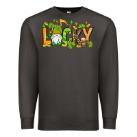 Smoke St. Patrick's Lucky gnome Premium Sweatshirt - OliviaCreatesArt