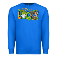 True Royal St. Patrick's Lucky gnome Premium Sweatshirt - OliviaCreatesArt