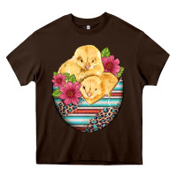 Chocolate Brown hatched egg easter chicks Heavy Core Tee - Artiststas