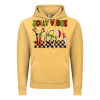 Vintage Mustard jolly vibes Vintage Hoodie - MaliasSmallBusiness