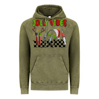 Vintage Olive jolly vibes Vintage Hoodie - MaliasSmallBusiness