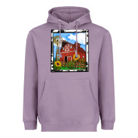 Lavender rustic western barn olivia Heavyweight Hoodie - OliviaCreatesArt