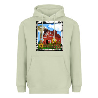 Matcha rustic western barn olivia Heavyweight Hoodie - OliviaCreatesArt