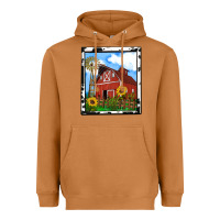 Meerkat rustic western barn olivia Heavyweight Hoodie - OliviaCreatesArt