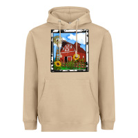 Mushroom rustic western barn olivia Heavyweight Hoodie - OliviaCreatesArt