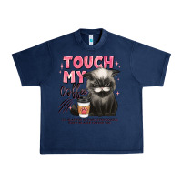 Navy touch my coffee and ill slap you so hard grumpy ca Urban Heavy Tee - JahusDesignShop