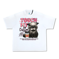 White touch my coffee and ill slap you so hard grumpy ca Urban Heavy Tee - JahusDesignShop