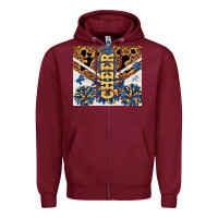 Burgundy Cheer Zipper Hoodie - TumblerDesignByShophia