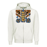 Oatmeal Heather Cheer Zipper Hoodie - TumblerDesignByShophia