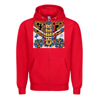 Red Cheer Zipper Hoodie - TumblerDesignByShophia