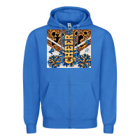 True Royal Cheer Zipper Hoodie - TumblerDesignByShophia