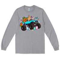 Heather Grey monster truck easter Long Sleeve Tee - Artiststas