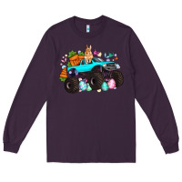 Plum monster truck easter Long Sleeve Tee - Artiststas