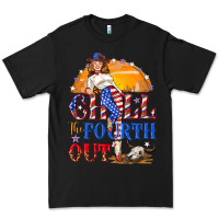 Black Chill the fourth out 4th of july Premium Tee - NancyCooperArtShop